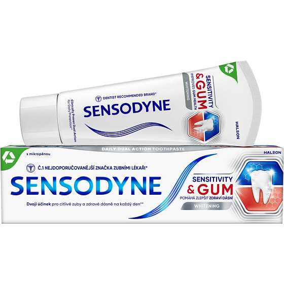 Sensodyne Sensitivity & Gum Whitening zubná pasta 75 ml