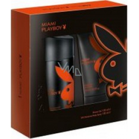 Playboy Miami sprchový gél 150 ml + dezodorant sprej