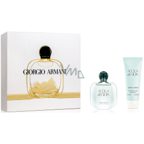 Giorgio Armani Acqua di Gioia toaletná voda pre ženy 30 ml + telové mlieko 75 ml, dámska sada