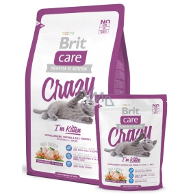 Brit Care Kurča + ryža pre mačiatka 1-12 mesiacov 7 kg, Hypoalergénne kompletné krmivo