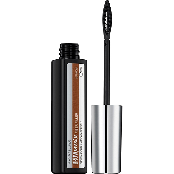 Maybelline Brow Precise Fiber Filler vypĺňajúci riasenka na obočie 04 Soft Brown 8 ml
