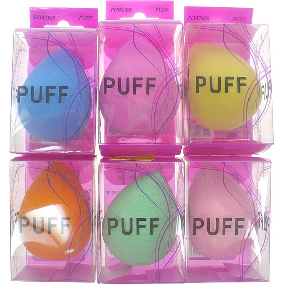 Puff Powder Hubka na make-up kvapka 1 kus 875