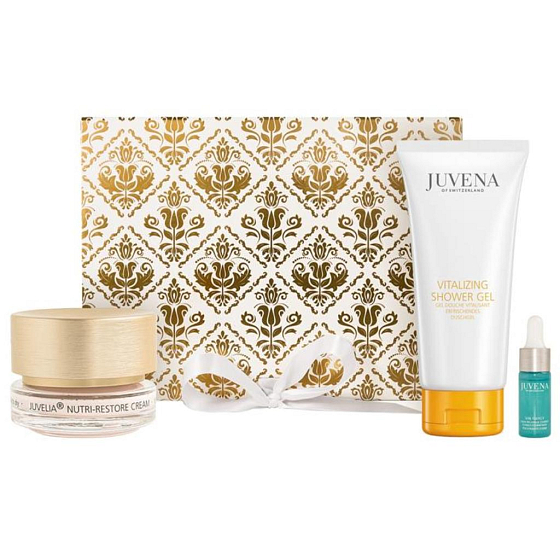 Juvena Juvelia Nutri-Restore pleťový krém 50 ml + Vitalizačný sprchový gél 200 ml, kozmetická sada