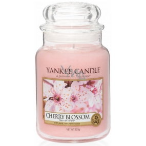 Yankee Candle Cherry Blossom - Čerešňový kvet vonná sviečka Classic veľká sklo 623 g