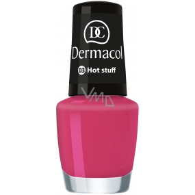 Dermacol Nail Polish Mini Summer Collection lak na nechty 03 Hot Stuff 5 ml