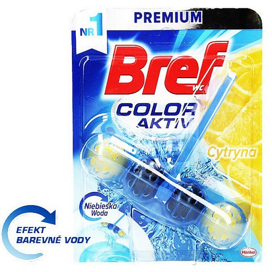 Bref Color Aktiv Lemon WC blok 50 g