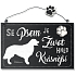 Nekupto Pets drevený nápis Retriever 155 x 98 x 5 mm