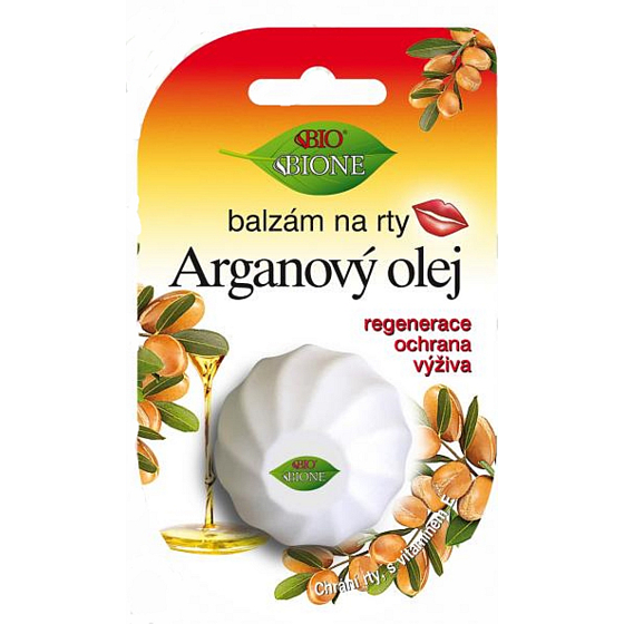 Bion Cosmetics Arganový olej balzam na pery vajíčko 6 ml