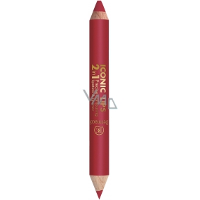 Dermacol Iconic Lips 2v1 rúž a kontúrovacia ceruzka č.05 10 g