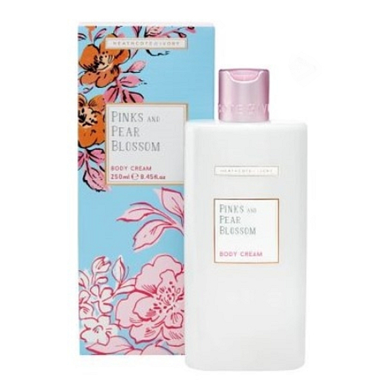 Heathcote & Ivory Pinks & Pear Blossom výživný telový krém 250 ml