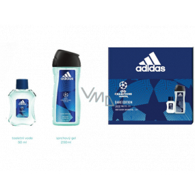 Adidas UEFA Champions League Dare Edition VI toaletná voda pre mužov 50 ml + sprchový gél 250 ml, darčeková sada