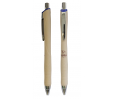 Spoko Panther Nature guľôčkové pero, Easy Ink, béžovej, modrá náplň 0,5 mm