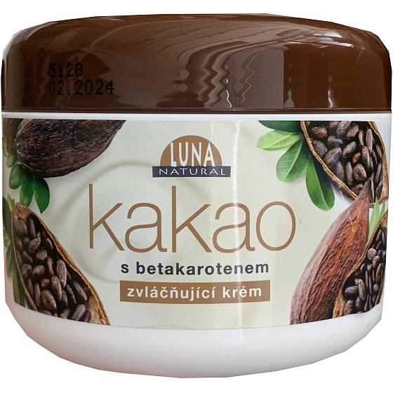 Luna Prírodný kakaový krém s beta-karoténom 300 ml