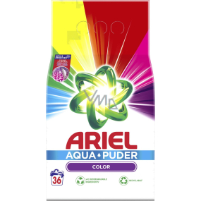 Ariel Aquapuder Color univerzálny prací prášok na farebné oblečenie 36 dávok 2,34 kg