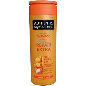 Authentic Toya Aroma Repair Extra Mango & Lychee šampón na suché a poškodené vlasy 400 ml