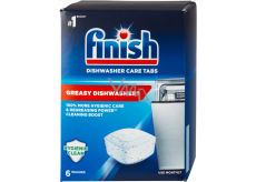 Kapsule na čistenie umývačky riadu Finish Dishwasher Care Tabs 6 ks
