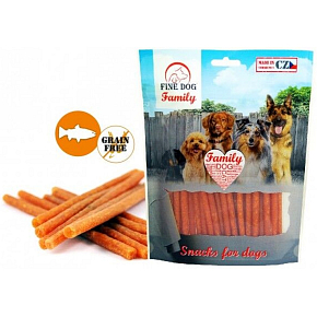 Fine Dog Family lososová tyčinka, prírodná mäsová pochúťka pre psy 200 g