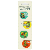 Albi Magnetické minidinosaury, priemer 3 cm 4 kusy