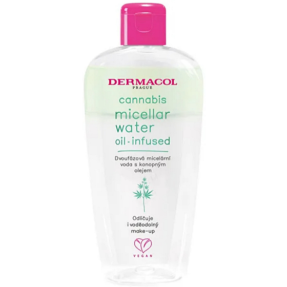 Dvojfázová micelárna voda Dermacol Cannabis 200 ml