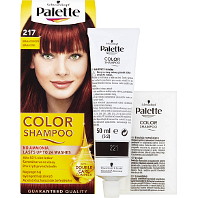 Schwarzkopf Palette Color Shampoo farba na vlasy 217 Mahagónová, 50 ml