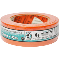 Mako tkaná zakrývacia lepiaca páska, lepí 7 dní, 38 mm × 33 m