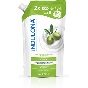 Indulona tekuté mýdlo Oliva náhradná náplň, 500 ml