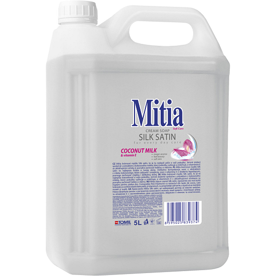 Mitia Silk Satin tekuté mydlo, 5 l