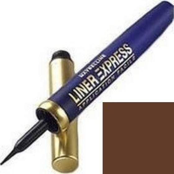 Maybelline Liner Express Eyeliner očné linky hnedá 3 ml