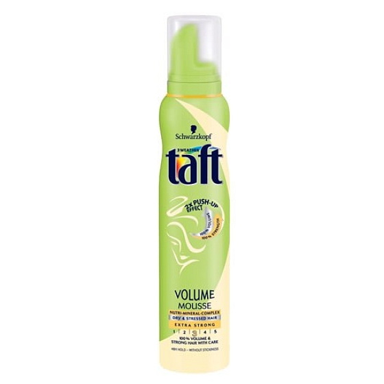 Taft Volume Dry & stress s double Push-up efektom penové tužidlo 200 ml
