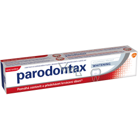 Parodontax Whitening proti krvácaniu ďasien zubná pasta s bieliacim účinkom 75 ml