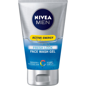 Nivea Men Active Energy osviežujúci umývací gél na tvár 100 ml