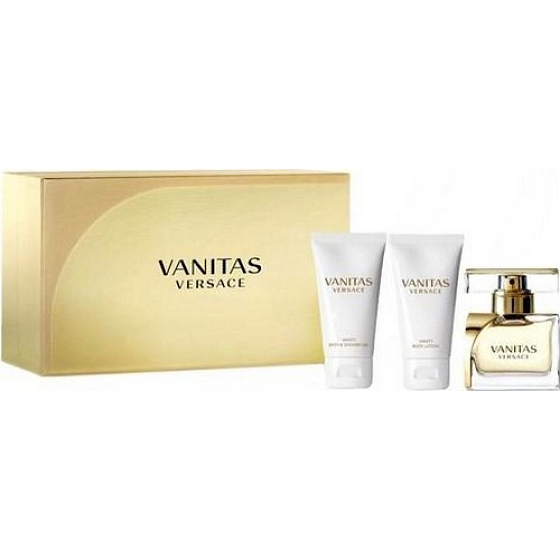 Versace Vanitas parfumovaná voda pre ženy 50 ml + sprchový gél 50 ml + telové mlieko 50 ml, darčeková sada