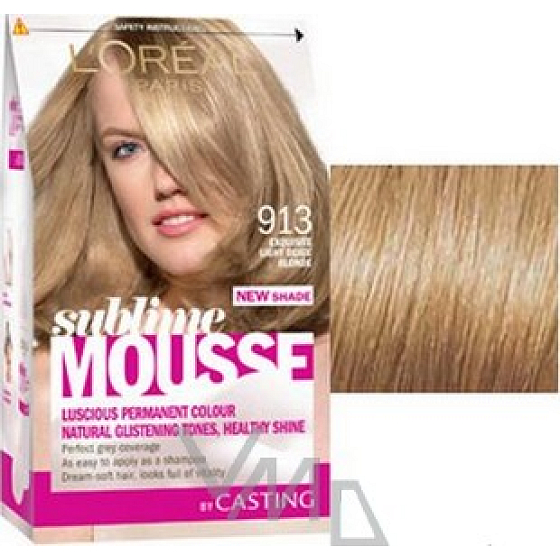 Loreal Paris Sublime Mousse farba na vlasy 913 svetlá piesková blond