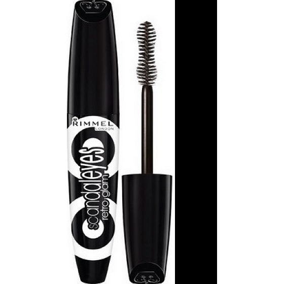 Rimmel London Scandaleyes Retro Glam riasenka 001 Black 12 ml