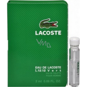 Lacoste Eau de Lacoste L.12.12 Vert toaletná voda pre mužov 2 ml s rozprašovačom, vialka