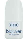 Ziaja Blocker guličkový antiperspirant dezodorant roll-on pre ženy 60 ml