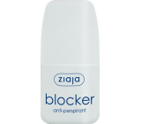 Ziaja Blocker guličkový antiperspirant dezodorant roll-on pre ženy 60 ml