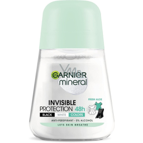 Garnier Mineral Invisible Fresh Aloe 48h antiperspirant deodorant roll-on pre ženy 50 ml