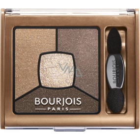Bourjois Smoky Stories Quad Eyeshadow Palette očné tiene 06 Upside Brown 3,2 g