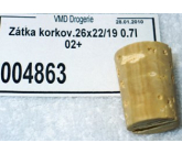 Korková Zátka 26 x 22 x 19 mm, 0.7 l
