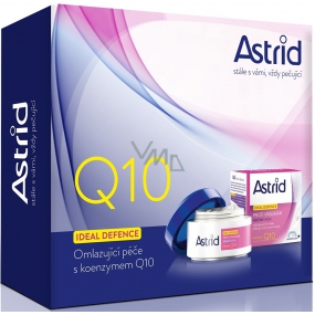 Astrid Ideal Defence Q10 proti vráskam denný krém 50 ml + nočný krém 50 ml, kozmetická sada
