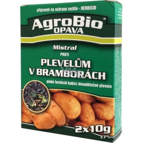 AgroBio Mistral proti burinám v zemiakoch 2 x 10 g