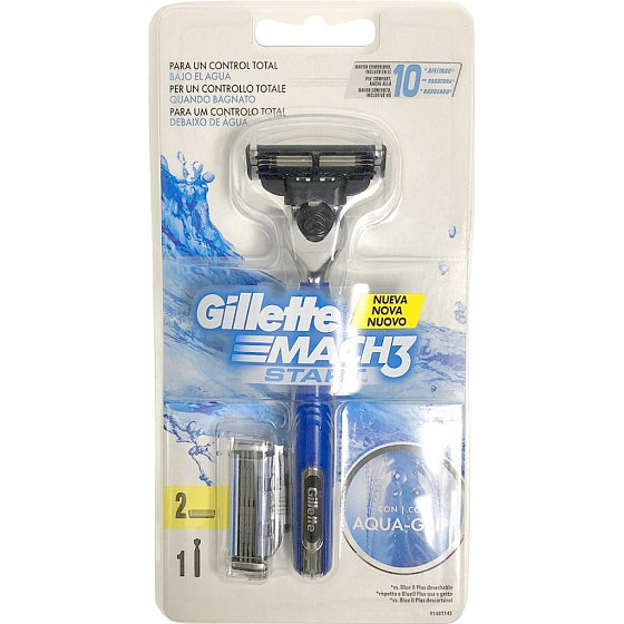 Gillette Mach3 Start holiaci strojček + náhradné hlavice 1 kus pre mužov
