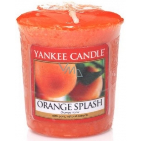 Yankee Candle Orange Splash - Pomarančová šťava vonná sviečka votívny 49 g