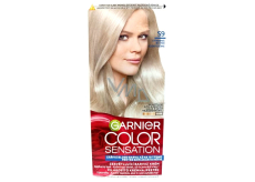 Garnier Color Sensation The Vivids intenzívny permanentný farbiace krém na vlasy S9 Strieborná blond