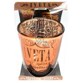 Albi Trblietavý svietnik zo skla na čajovú sviečku IVETA, 7 cm