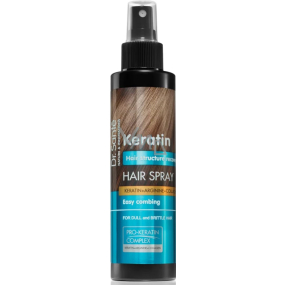 Dr. Santé Keratin Hair regeneračný sprej pre krehké lámavé vlasy bez lesku 150 ml