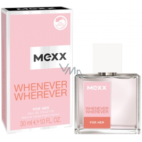 Mexx Whenever Wherever for Her toaletná voda pre ženy 30 ml