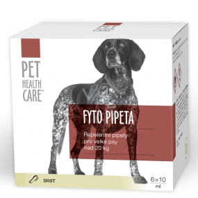 Pet Health Care Fytopipeta Repelentný pipeta pes od 20 kg 6 x 10 ml