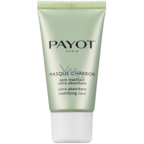 Payot Pate Gris Charbon Masque absorpčnej zmatňujúci čierna maska pre zmiešanú až mastnú pleť 50 ml